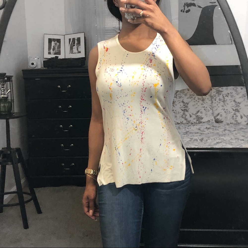 Paint Splattered Tee - Picture 2 of 5